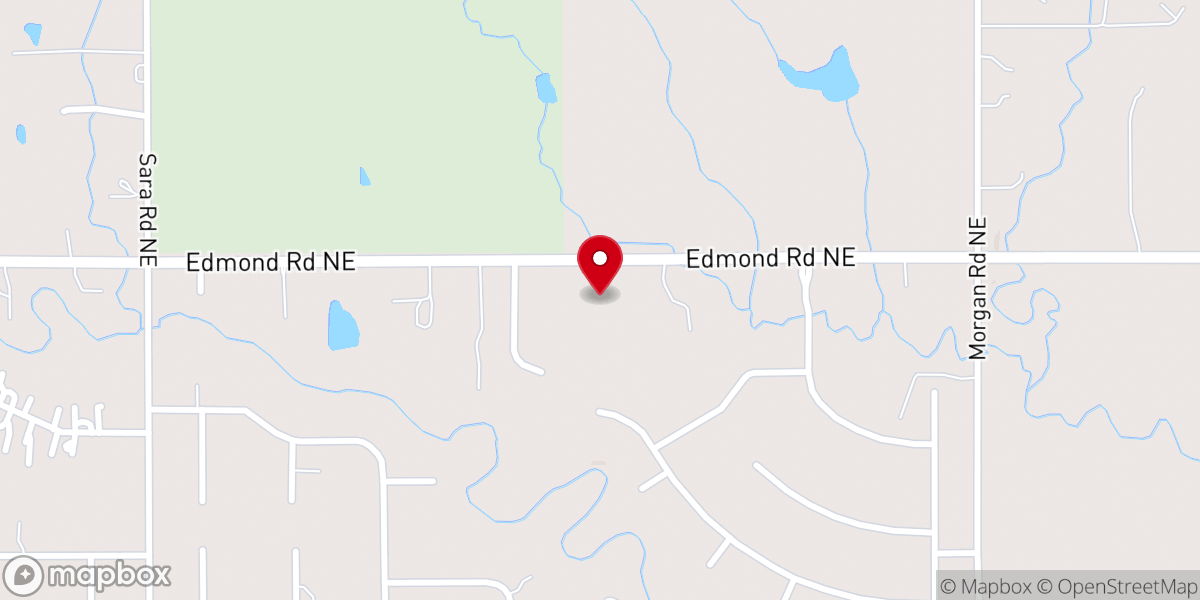Map showing location of The Bridge/Piedmont