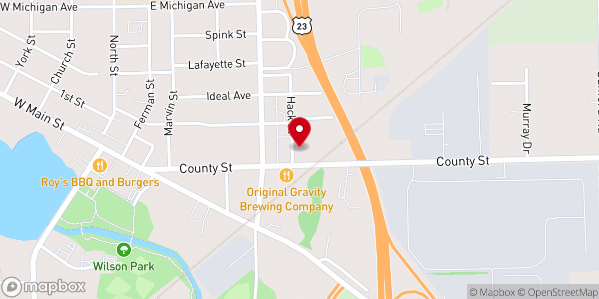Map showing location of Compassion Ministry Of Milan - Food Pantry