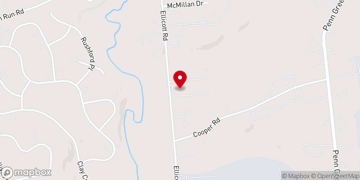 Map showing location of Calvary Baptist Church of Avondale