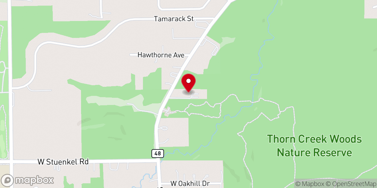 Map showing location of New Community Church