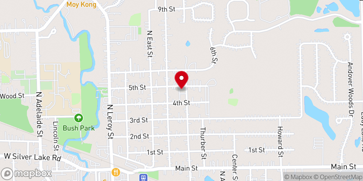 Map showing location of Fenton Seventh-day Adventist Church