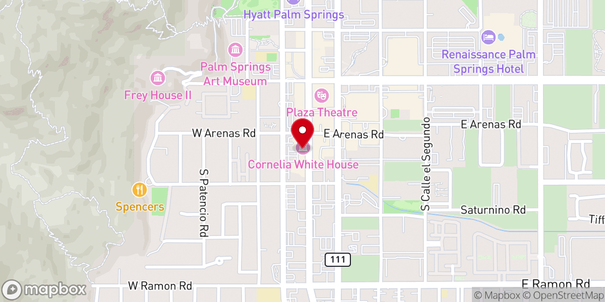 Map showing location of Christian Science Reading Room