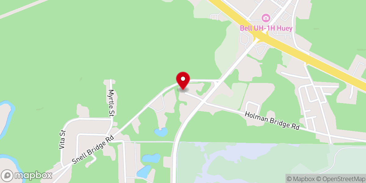 Map showing location of New Summerhill Missionary Baptist Church