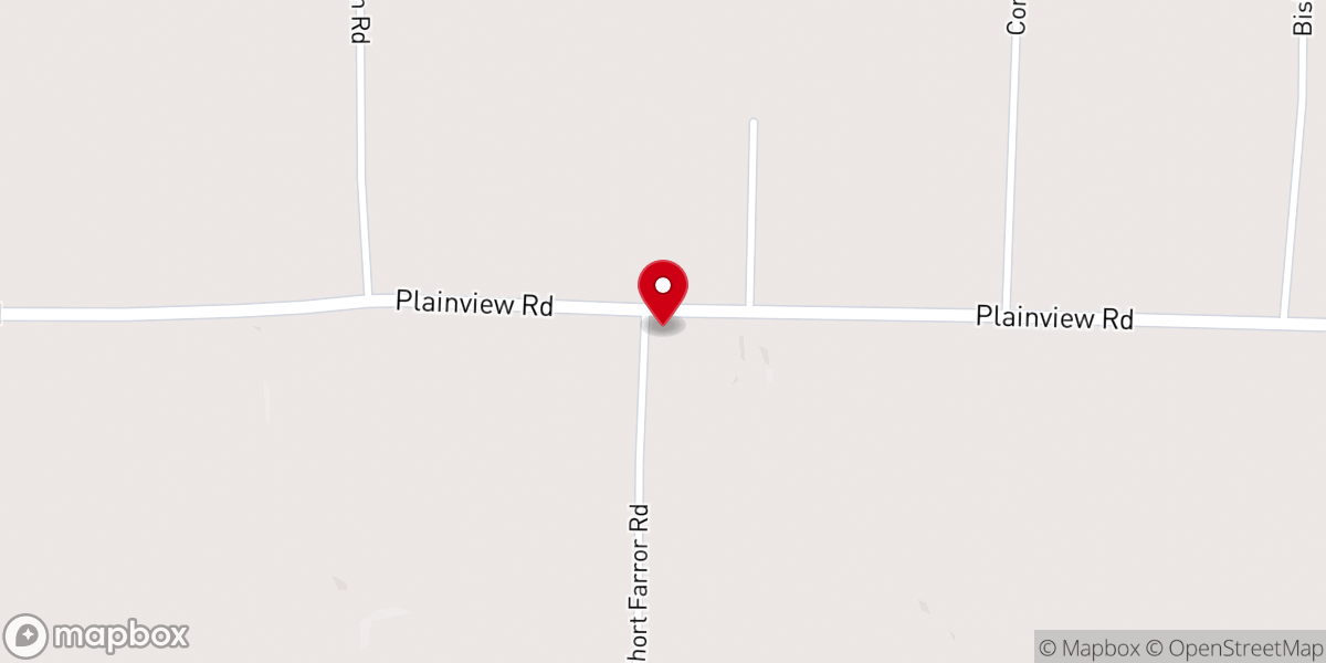 Map showing location of Plainview Church of Christ