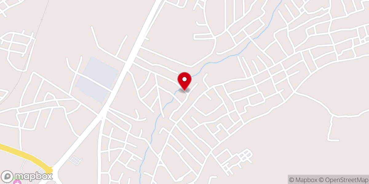 Map showing location of Canon Oyelade Memorial Anglican Church