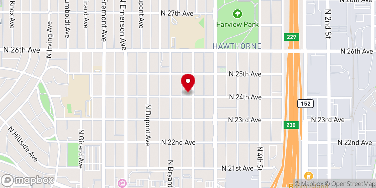Map showing location of End Time Apostolic Church