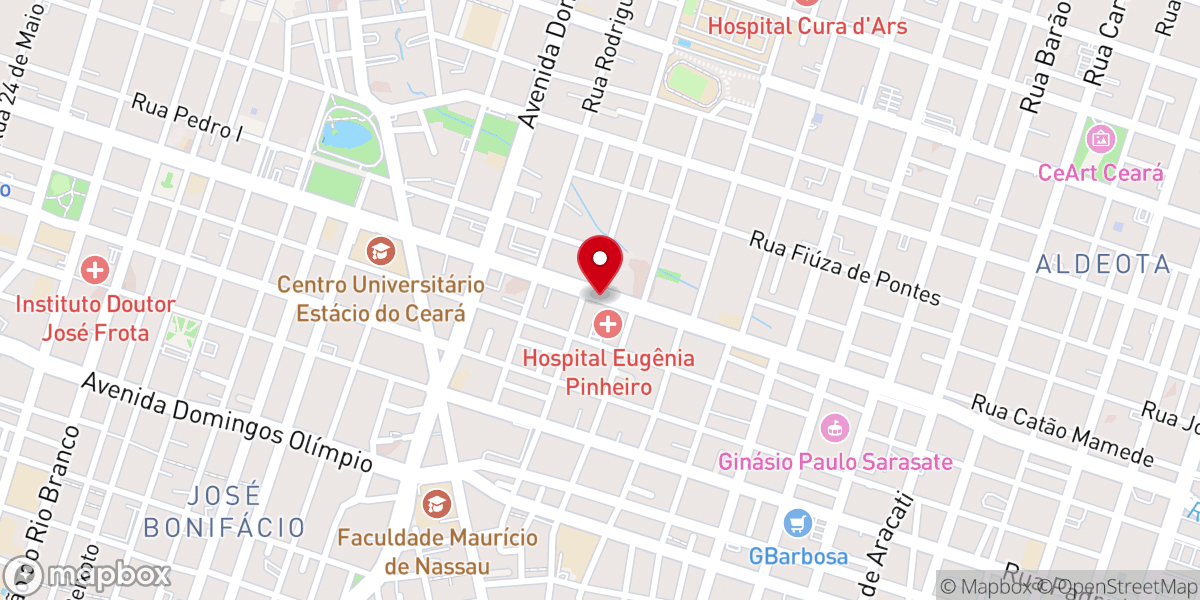 Map showing location of Assembléia de Deus - Monte Sião