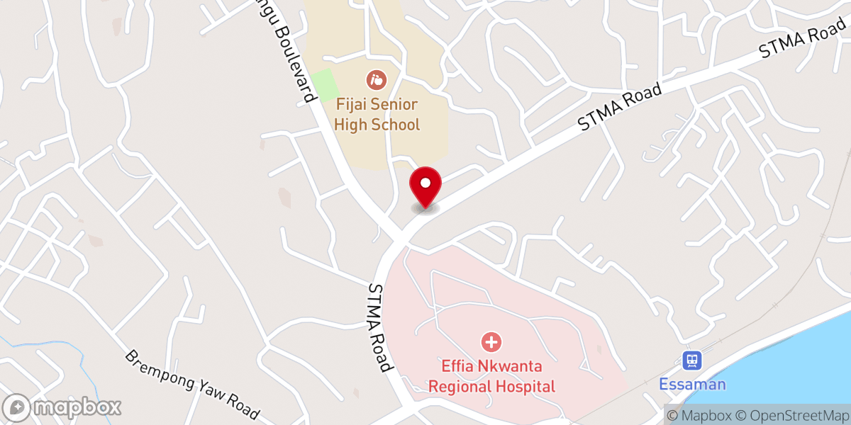 Map showing location of CHRIST EMBASSY TAKORADI 2