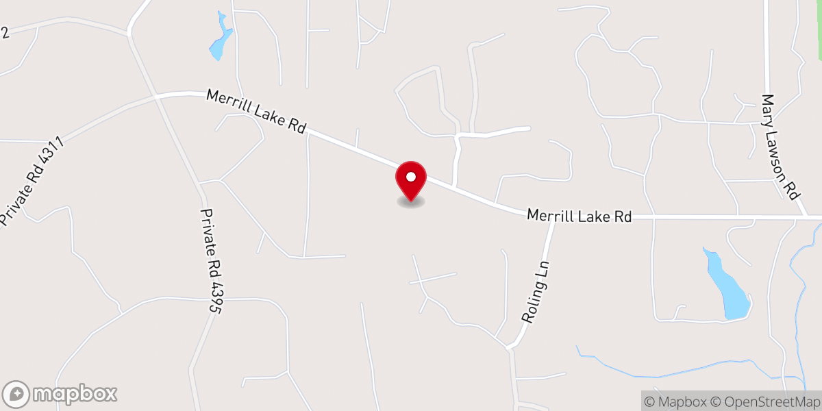 Map showing location of Dove Hollow Estate