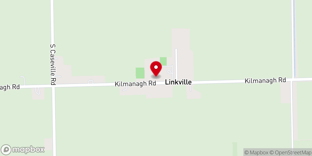 Map showing location of St Paul Lutheran Church