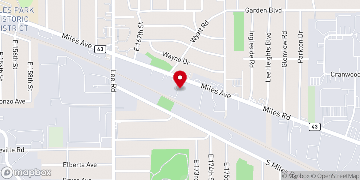Map showing location of Solomon's Temple Cogic