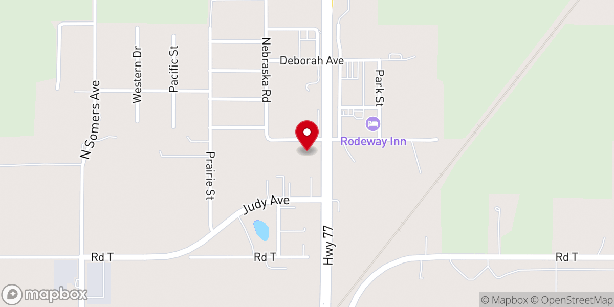Map showing location of Fremont Church of Christ