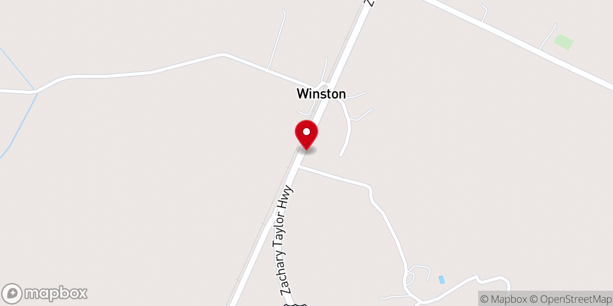 Map showing location of Winston Memorial Chapel