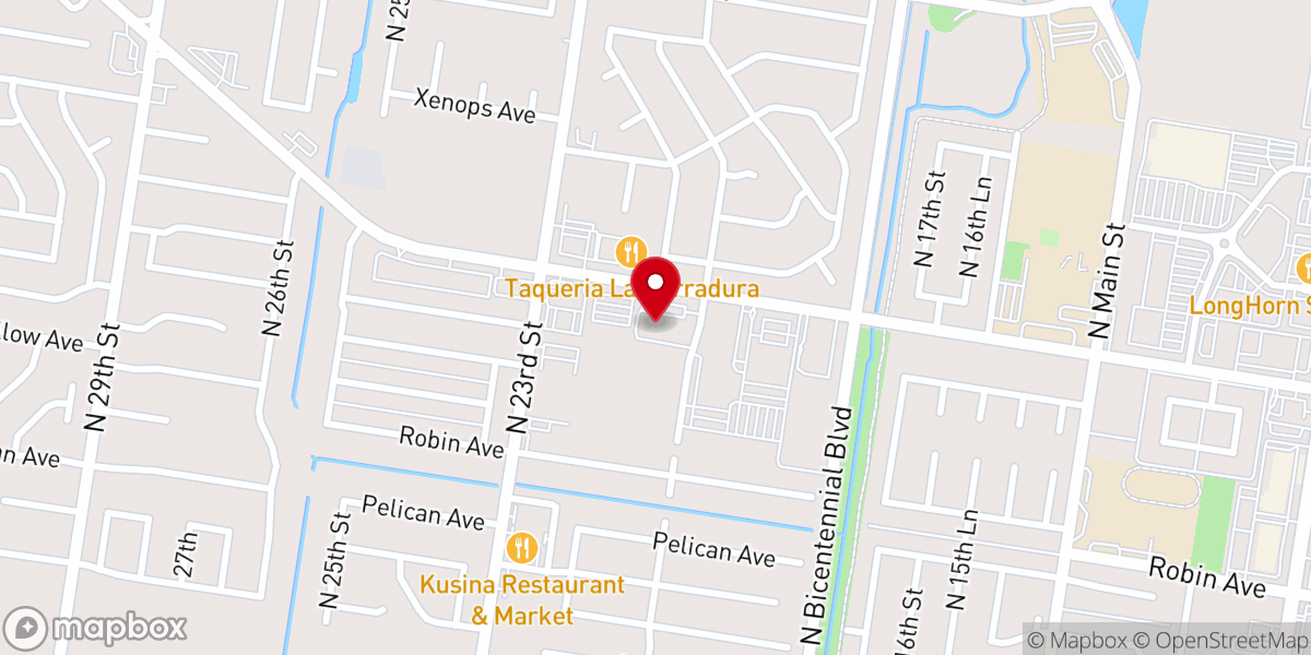 Map showing location of Iglesia Bautista Getsemani