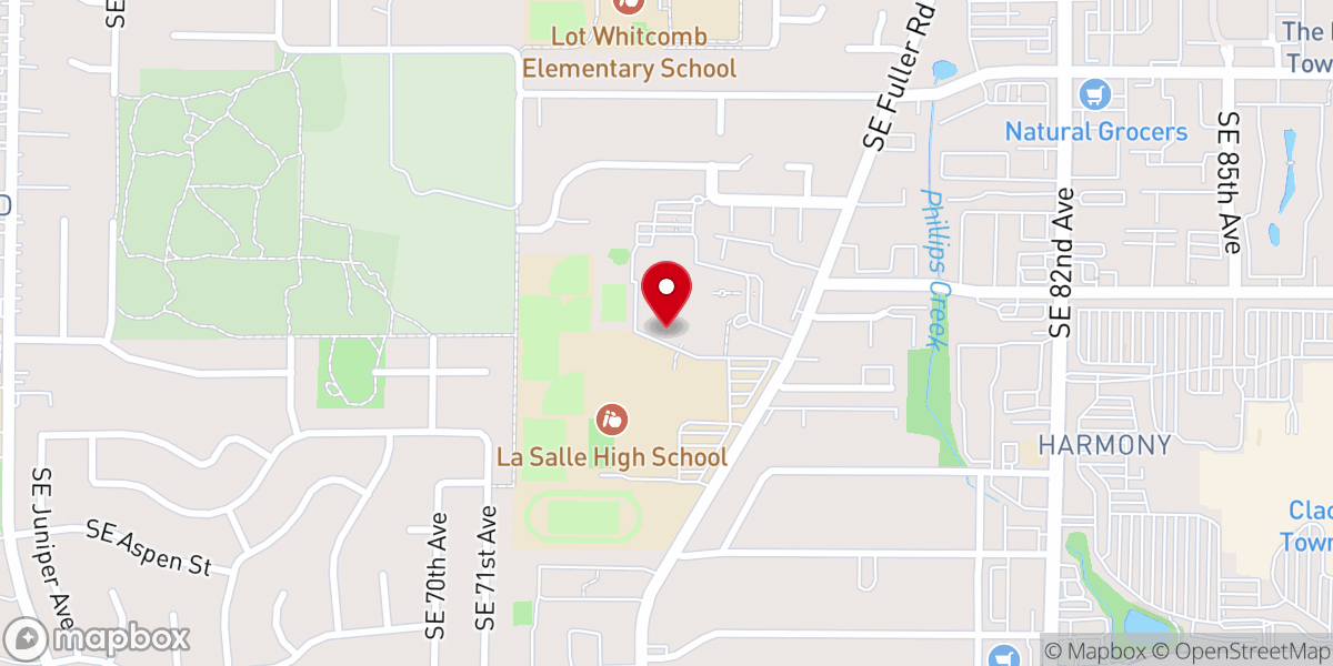 Map showing location of Griffin Center