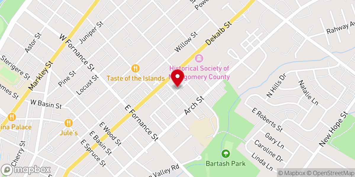 Map showing location of Ebenezer Methodist Church Inc