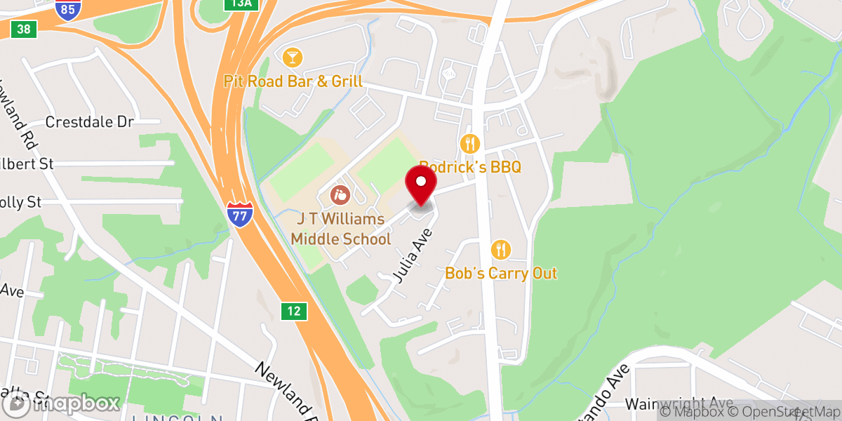 Map showing location of St Paul Community Missionary Baptist Church