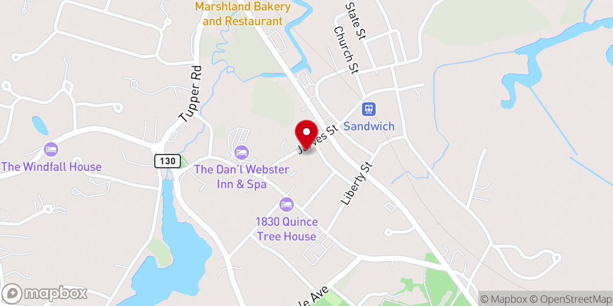 Map showing location of Beth's Bakery & Cafe