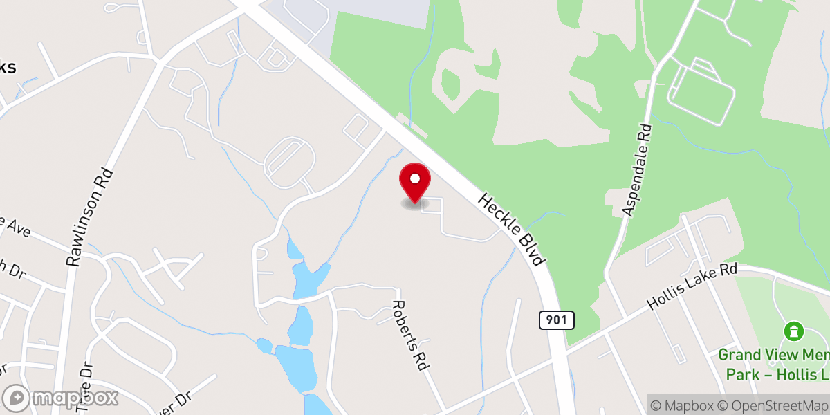 Map showing location of Cornerstone United Methodist