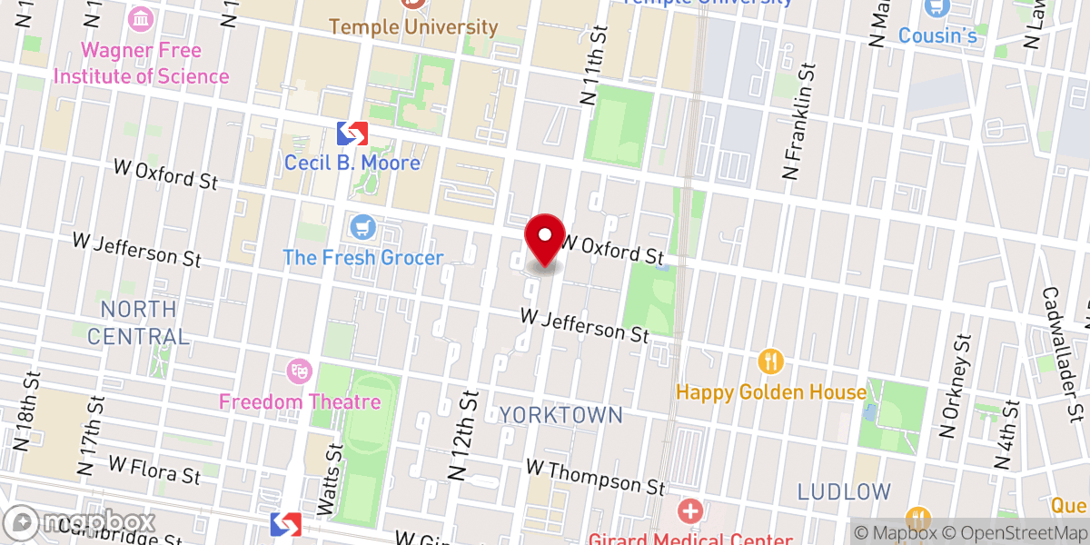Map showing location of Mt. Zion United Methodist Church