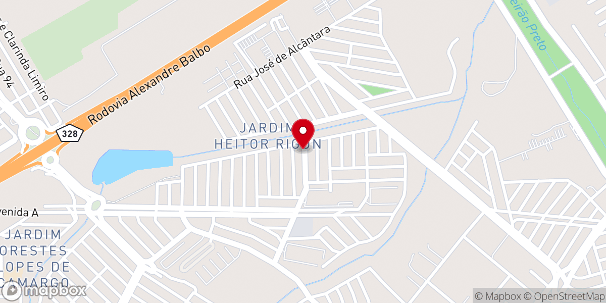 Map showing location of Igreja Pentecostal Chaya