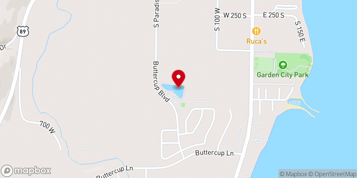 Map showing location of Garden City Pond