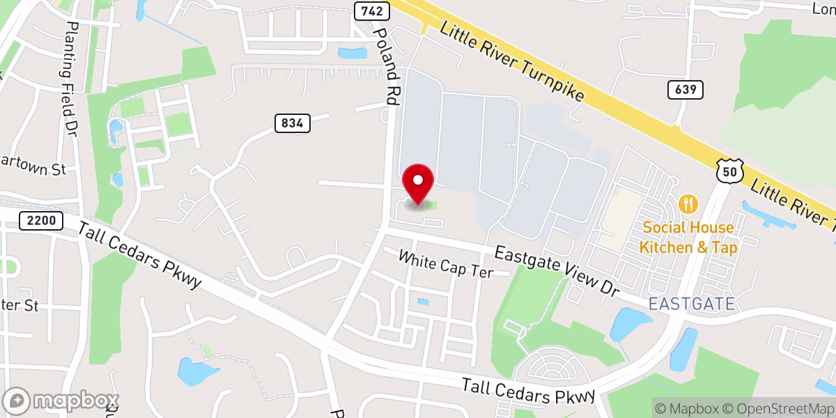 Map showing location of Holy Apostles Greek Orthodox Church
