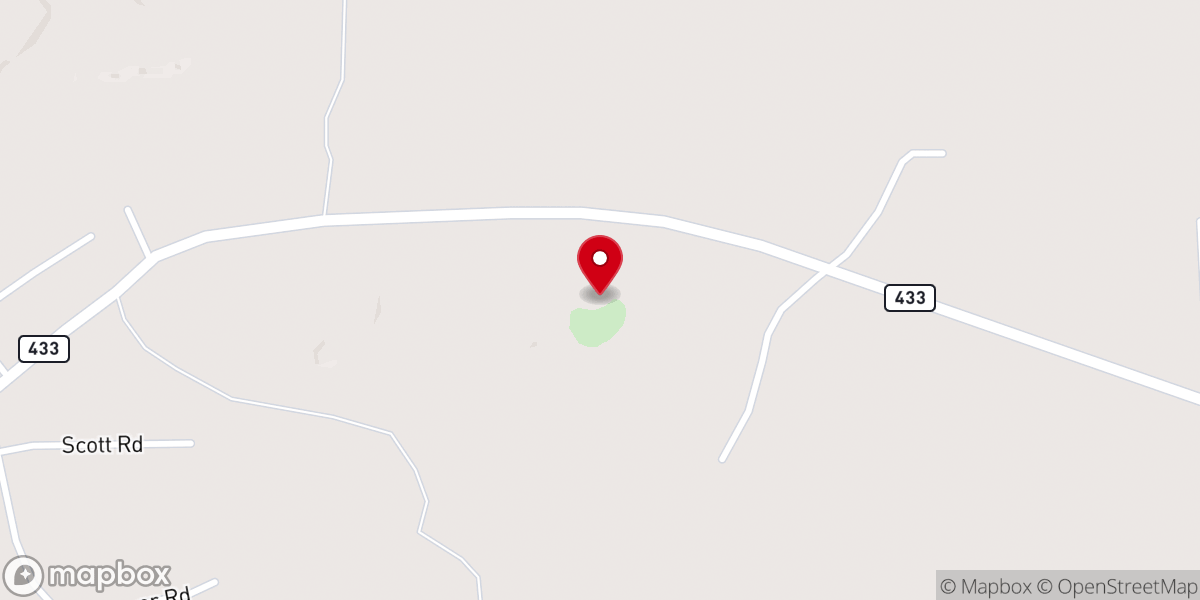 Map showing location of Saint Paul Church