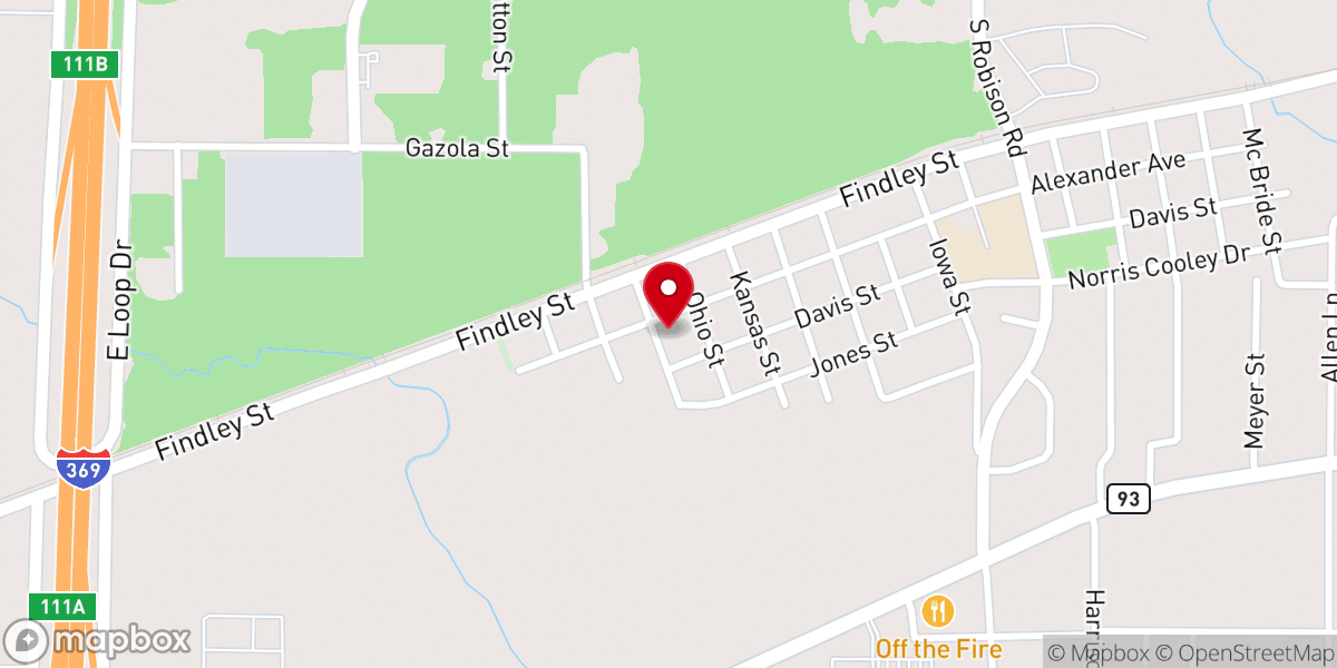 Map showing location of Victory Tabernacle Apostolic