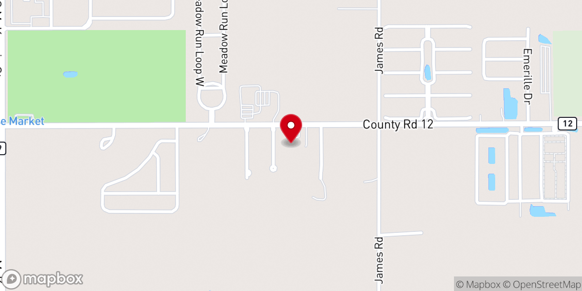 Map showing location of Bible Believers Church
