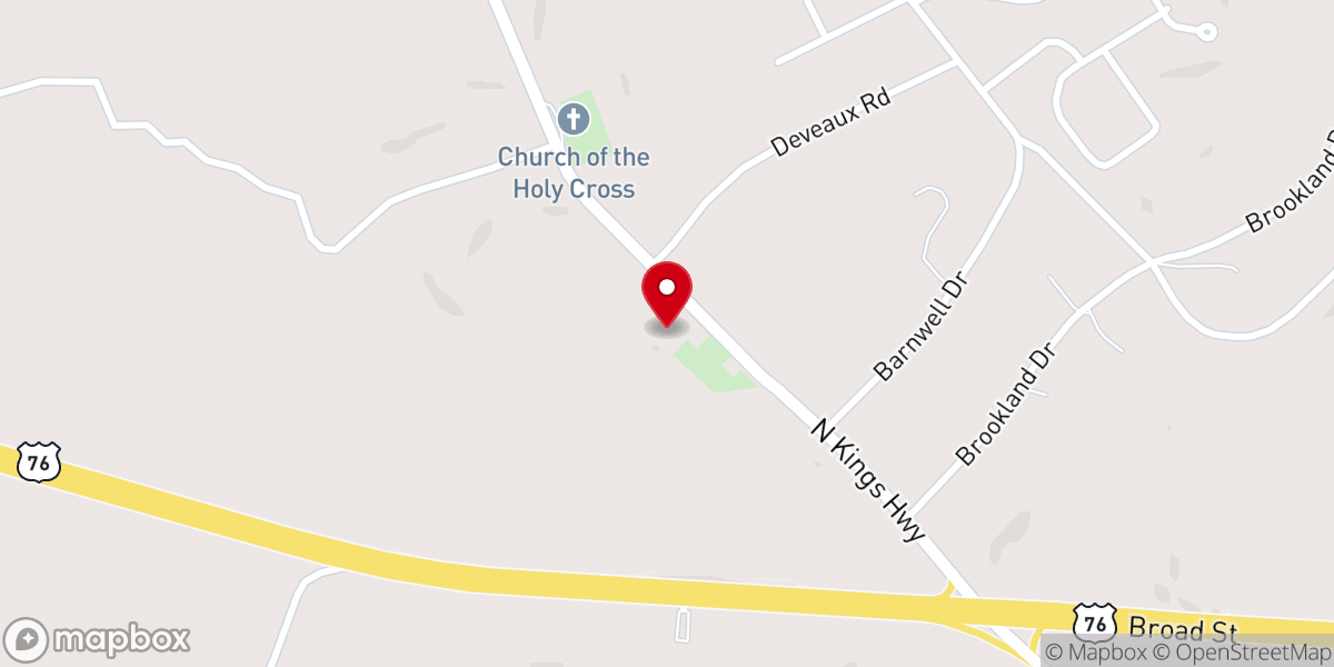 Map showing location of Wayman Chapel