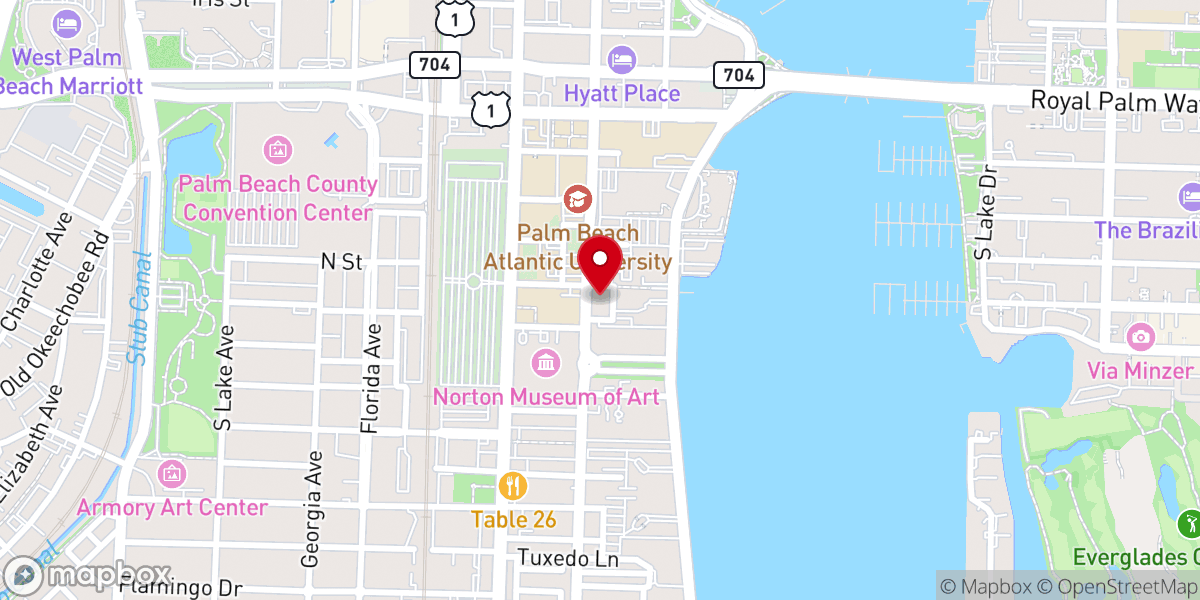 Map showing location of Memorial Presbyterian Church⛪