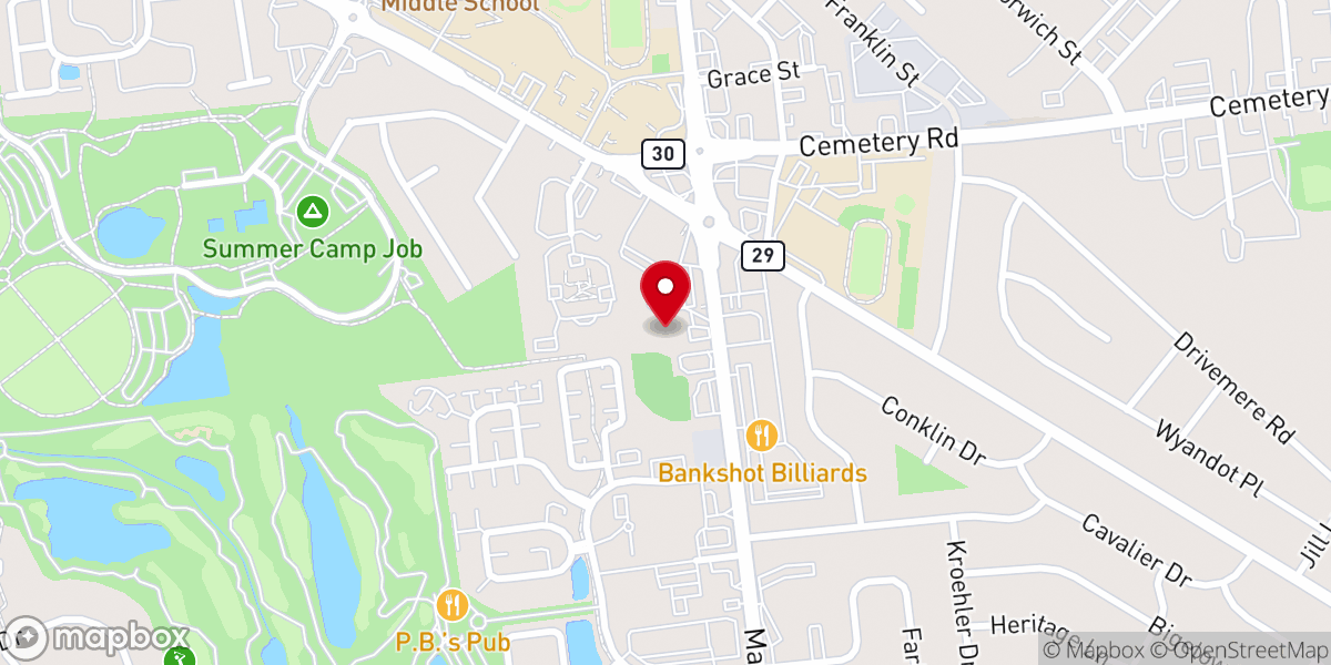 Map showing location of Warehouse 839