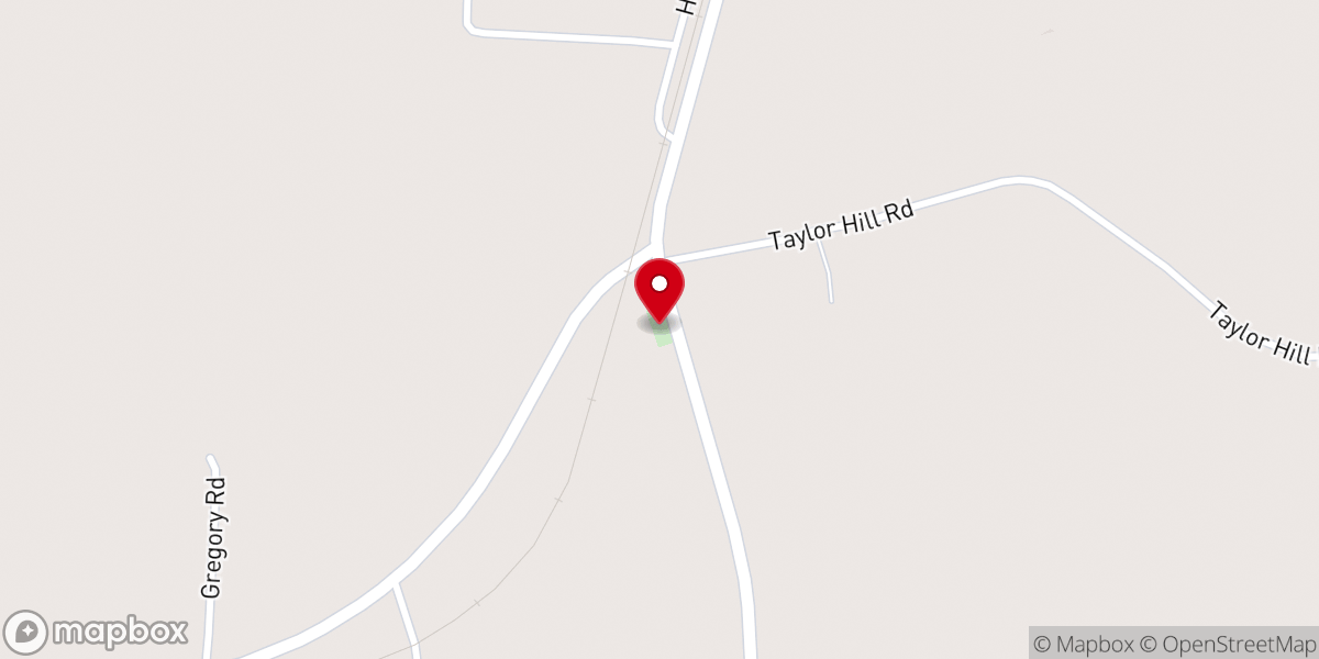 Map showing location of Center Missionary Baptist Church