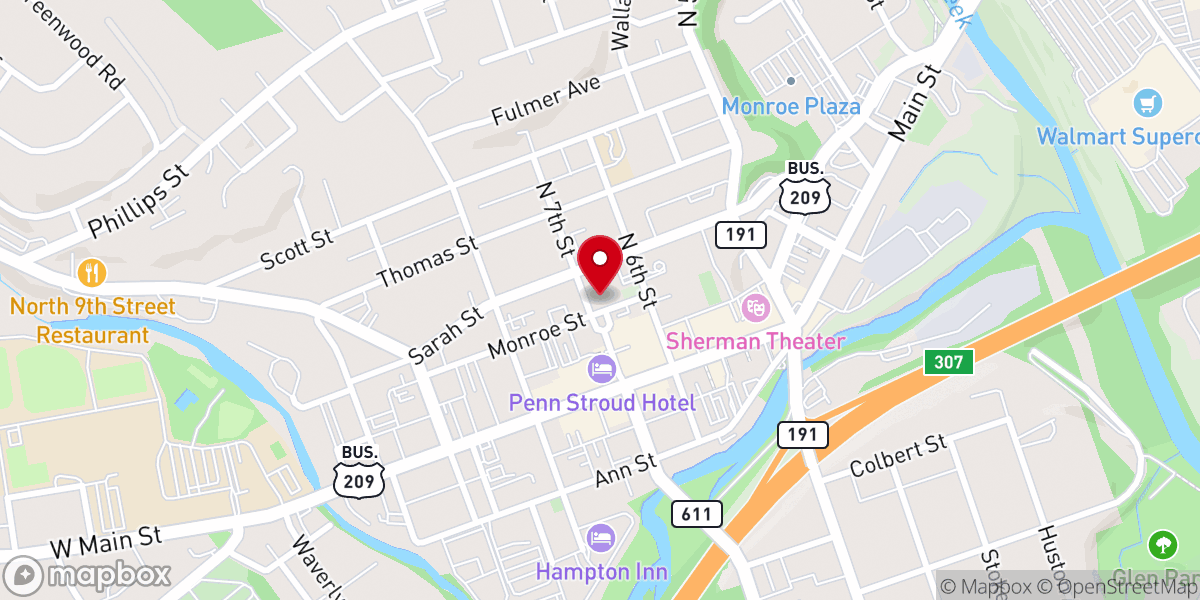 Map showing location of Soul Care Community Church