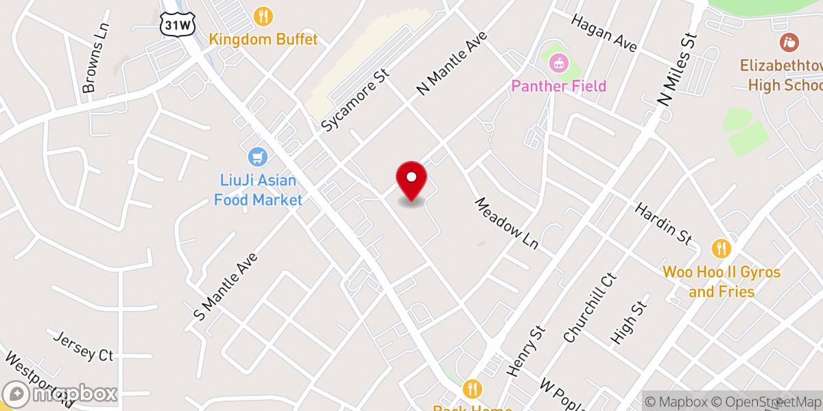 Map showing location of New Beginnings Christian Academy