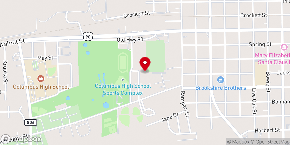 Map showing location of Next Level Christian Church Inc