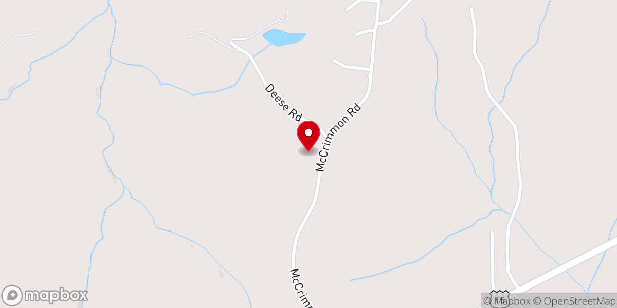 Map showing location of Emmanuel Baptist Church