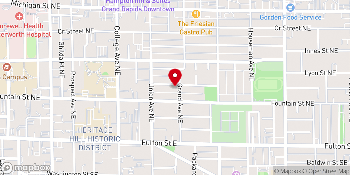 Map showing location of Free Spirit Worship Center