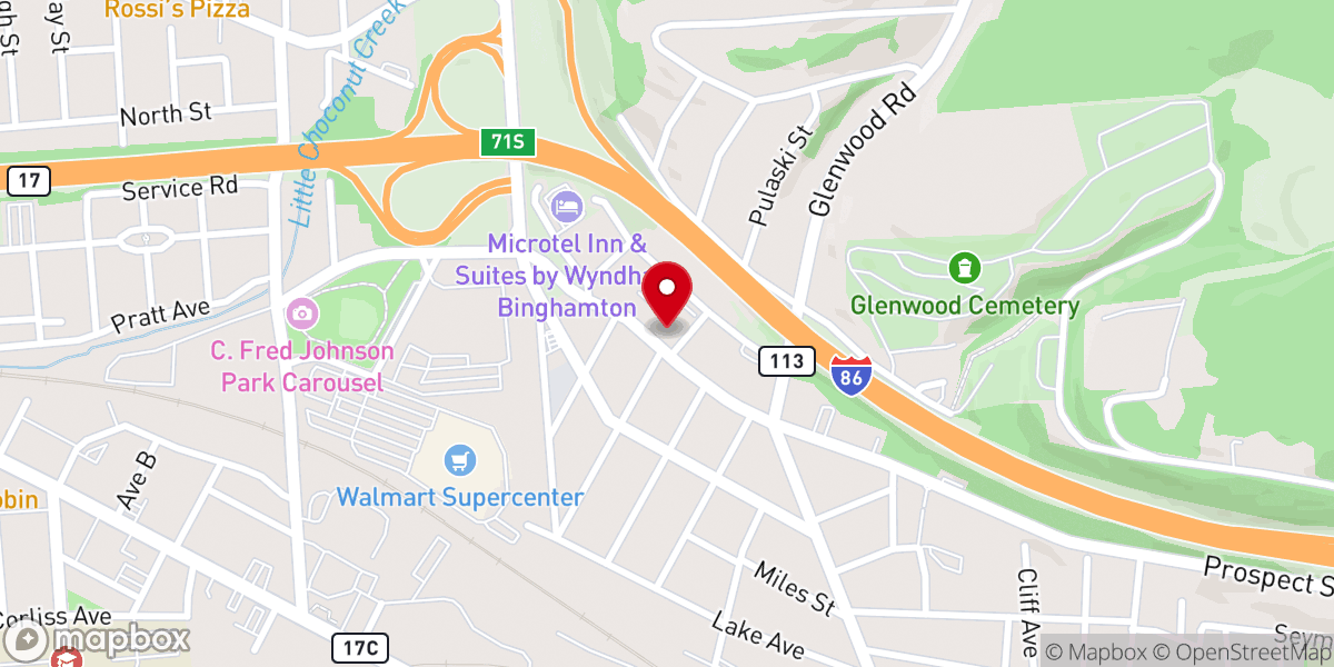 Map showing location of Manna Christian Church