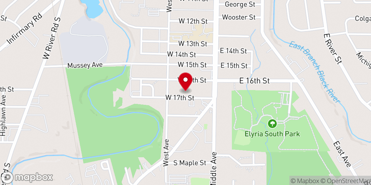 Map showing location of Jones Chapel