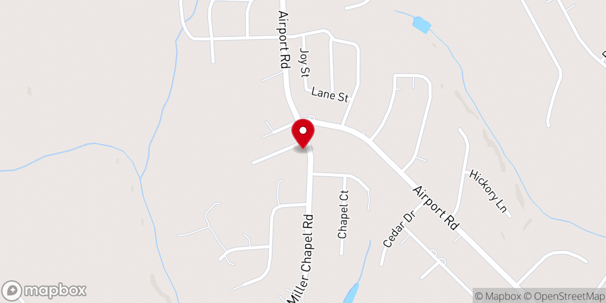 Map showing location of United Christian Fellowship Church International