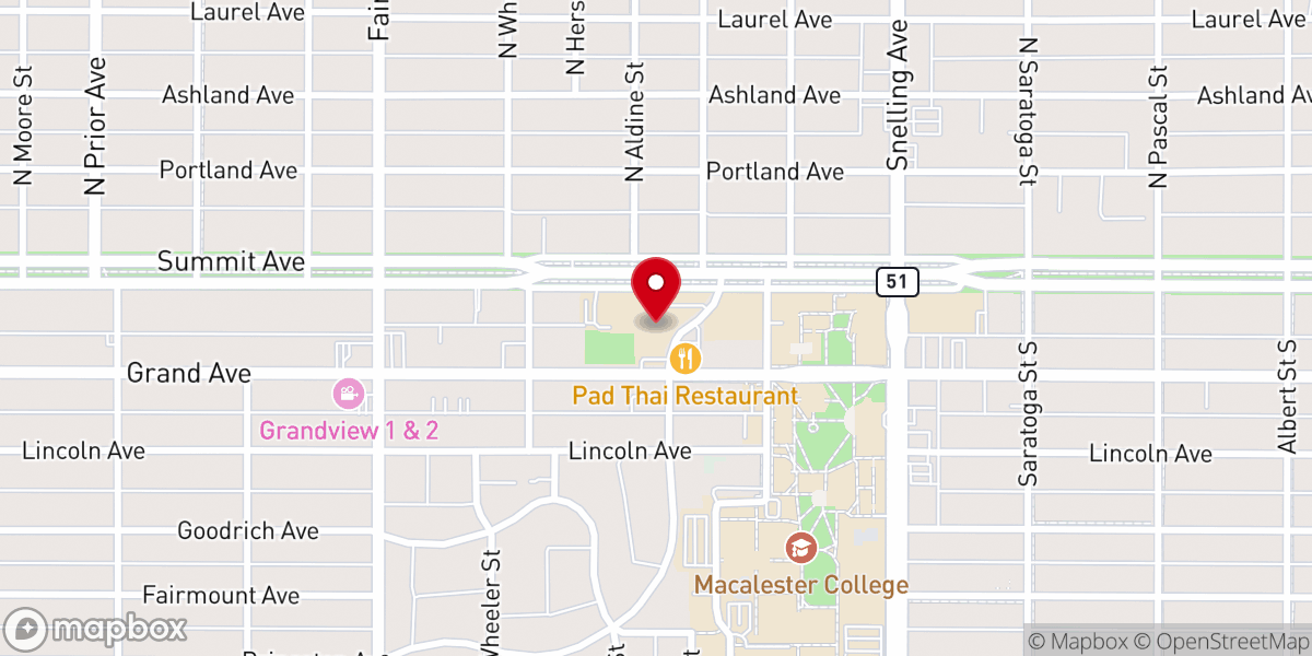 Map showing location of Bloom Church