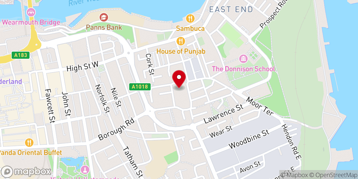 Map showing location of Hope Vineyard