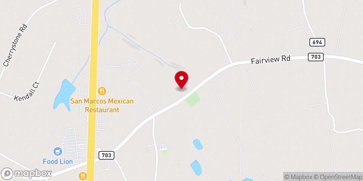 Map showing location of Greater Triumph Baptist Church - Food Distribution Center