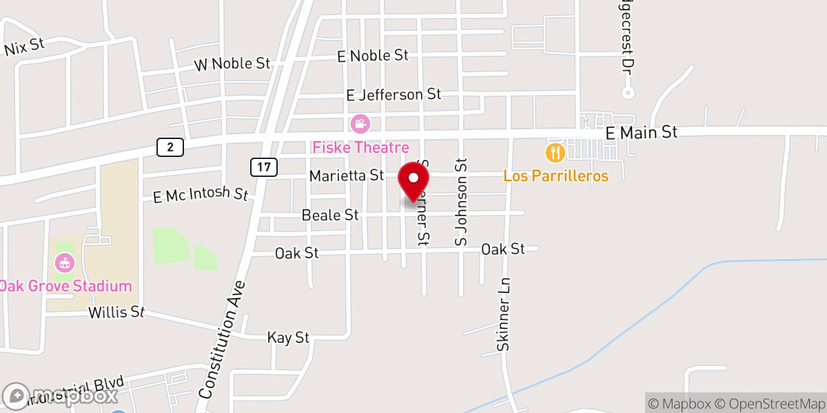 Map showing location of West Carroll Parish Health