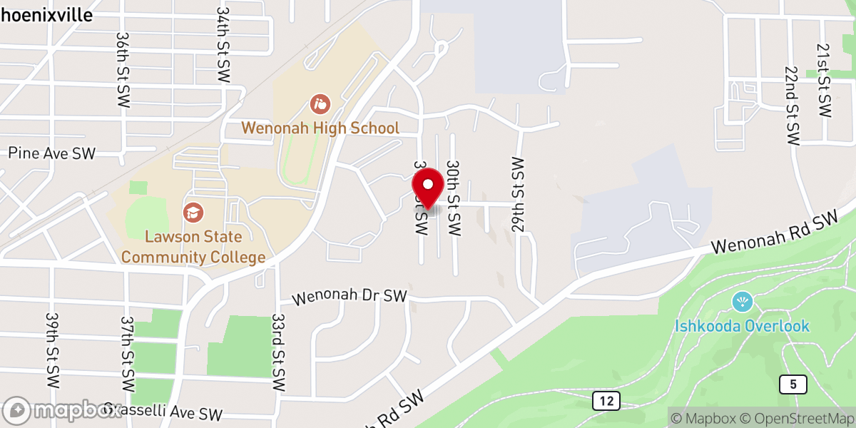 Map showing location of New Macedonia Baptist Church
