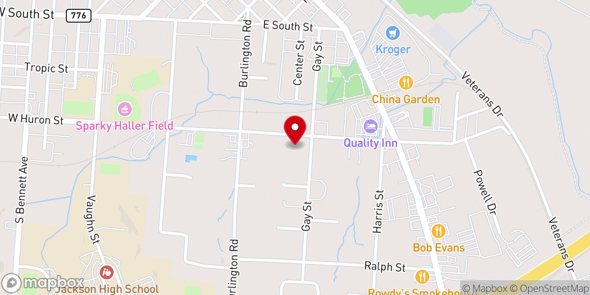 Map showing location of Faith Lutheran Church (ELCA)