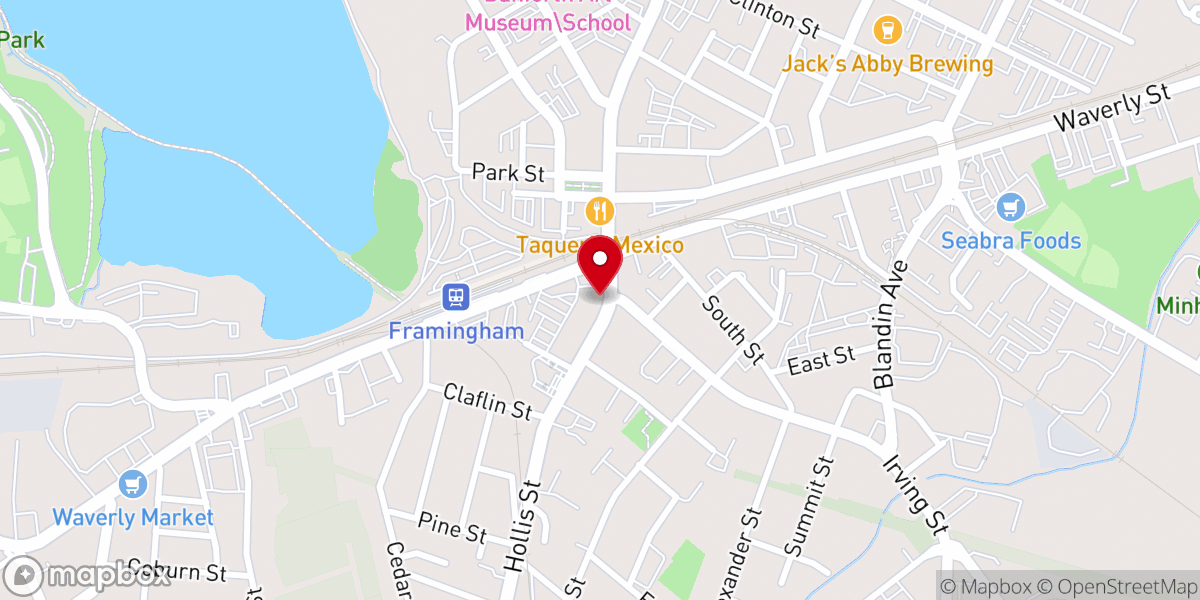 Map showing location of Iglesia Palabra Viva
