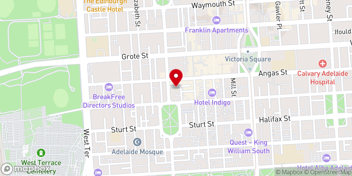 Map showing location of Austral-Asian Christian Church